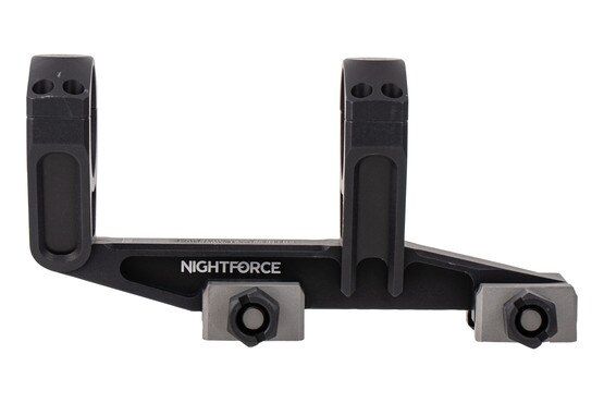 Nightforce 30mm 1.93" UltraMount Scope Mount in Black is made from aluminum, steel and titanium